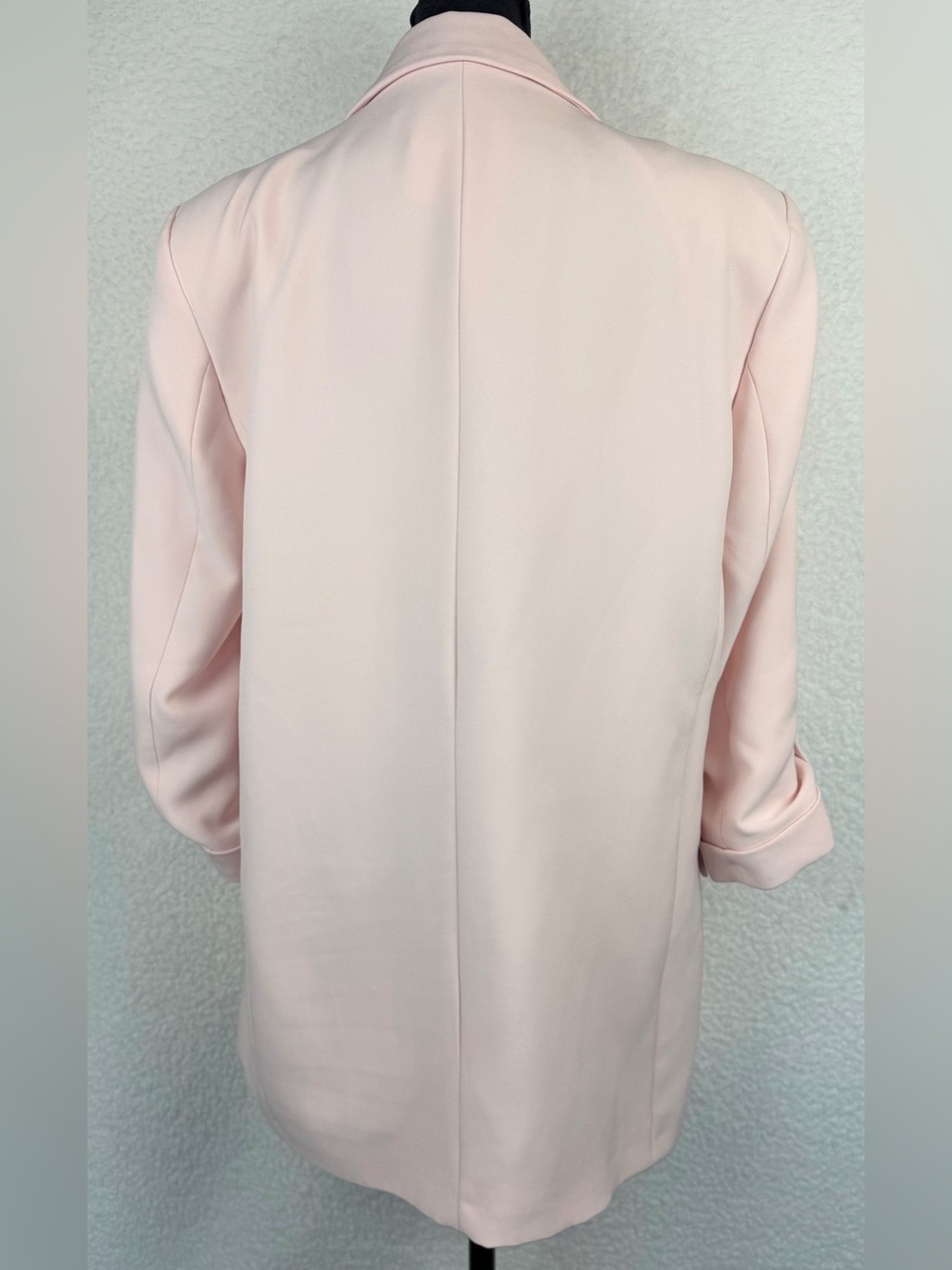 ZARA • Blush/Baby Pink Open-Front Blazer, L - Picture 10 of 16